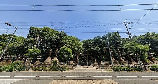 住吉大社まで733m