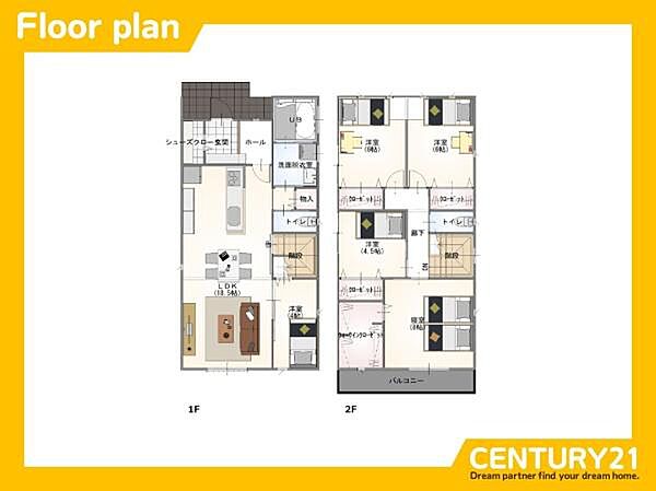 間取り：321000077509