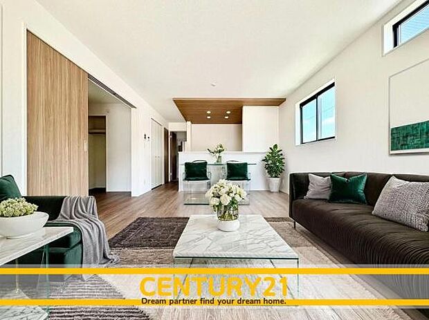 ※家具・CG加工はイメージです。販売価格等には含まれません。■■憩いのリビング■■リビングとダイニングの空間機能を活かし、巧みに使い分ける発想が、ライフスタイルに新しいゆとりをもたらします。