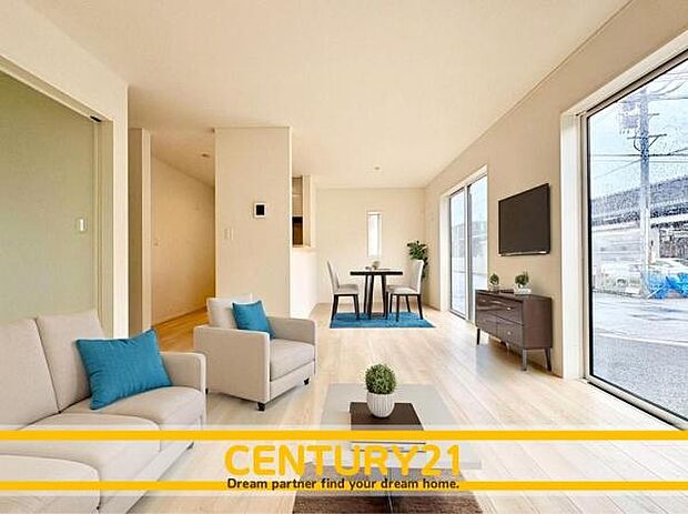 ※家具・CG加工はイメージです。販売価格等には含まれません。■■憩いのリビング■■リビングとダイニングの空間機能を活かし、巧みに使い分ける発想が、ライフスタイルに新しいゆとりをもたらします。