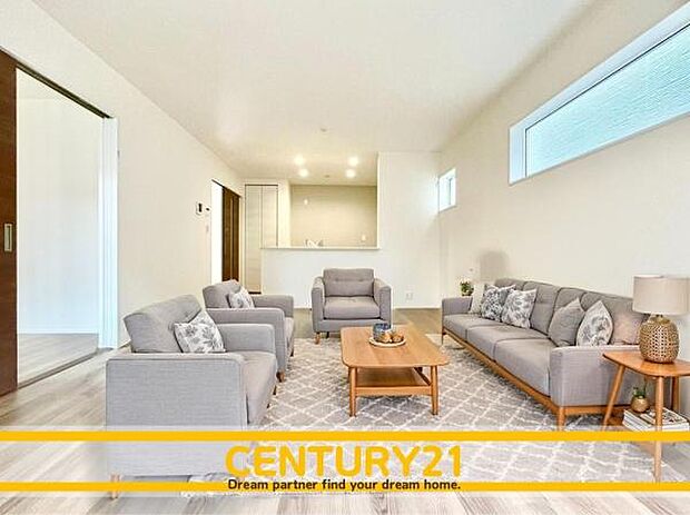 ※家具・CG加工はイメージです。販売価格等には含まれません。■■憩いのリビング■■リビングとダイニングの空間機能を活かし、巧みに使い分ける発想が、ライフスタイルに新しいゆとりをもたらします。