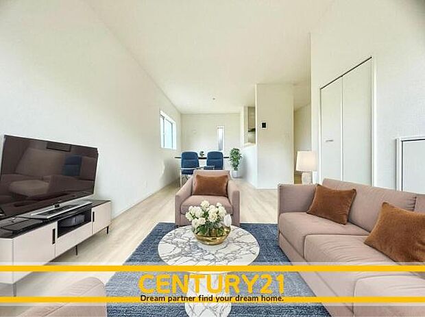 ※家具・CG加工はイメージです。販売価格等には含まれません。■■憩いのリビング■■リビングとダイニングの空間機能を活かし、巧みに使い分ける発想が、ライフスタイルに新しいゆとりをもたらします。