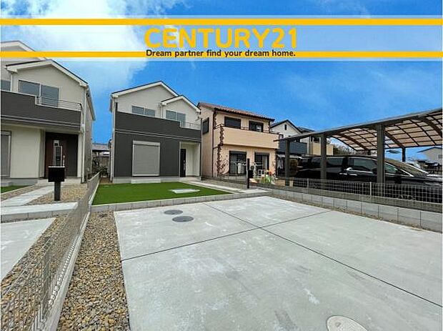 ■■駐車場■■ファミリーカーの需要が多い中、駐車場も確保いたしました。マンションとは違う敷地内駐車。ご主人様のお車のお手入れにも気合が入りますね。