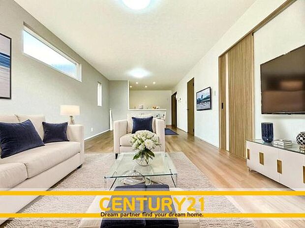 ※家具・CG加工はイメージです。販売価格等には含まれません。■■憩いのリビング■■リビングとダイニングの空間機能を活かし、巧みに使い分ける発想が、ライフスタイルに新しいゆとりをもたらします。