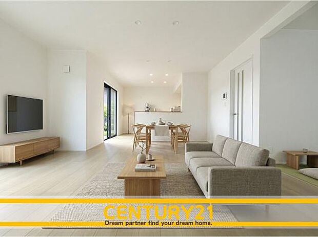 ※家具はCGを合成したものです。■■憩いのリビング■■リビングとダイニングの空間機能を活かし、巧みに使い分ける発想が、ライフスタイルに新しいゆとりをもたらします。