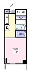 K-グランデ 1Kの間取図画像
