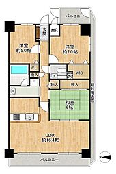 間取図画像 3LDK