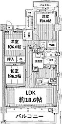 間取図画像 3LDK