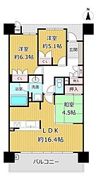 間取図画像 3LDK