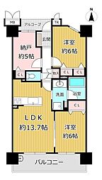 間取図画像 2SLDK