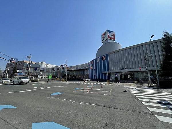アリオ八尾まで1100m