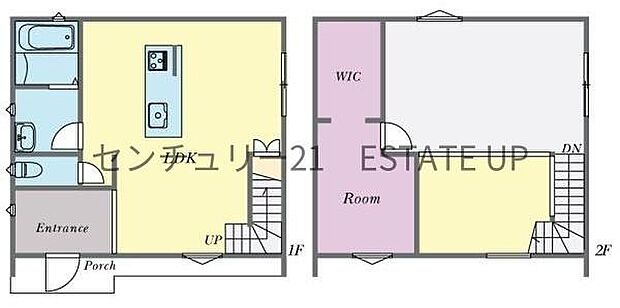 【間取り】吹抜があり開放感のある間取りです。