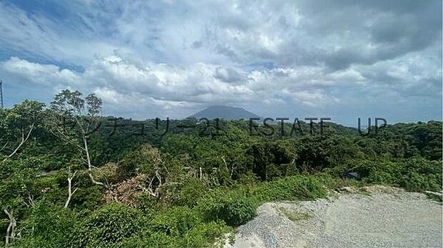 桜島が望める立地です！