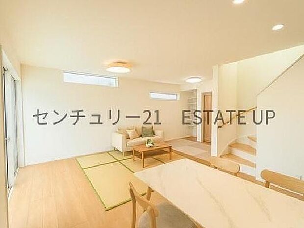 【リビング】ゆったり過ごせる心地よい空間♪※ホームステージングしているイメージ図です。