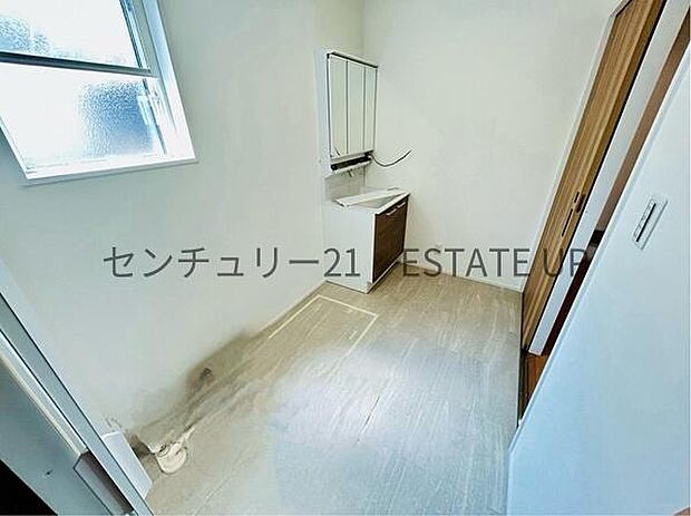 【洗面台・洗面所】スペースの広い洗面所が特徴