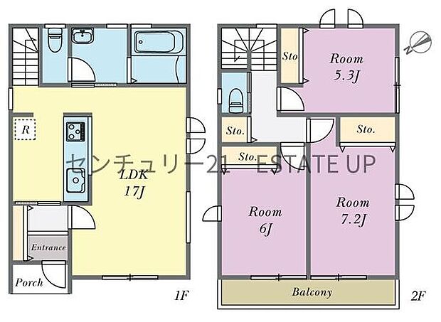 【間取り】ファミリーにおすすめの4LDK。