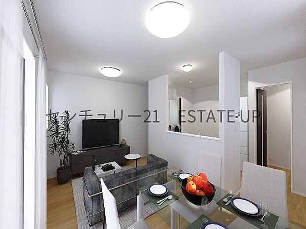 リビング　完成予想図です。