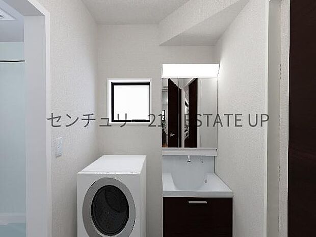 洗面所　完成予想図です。