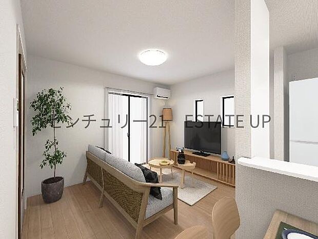 リビング　完成予想図です。