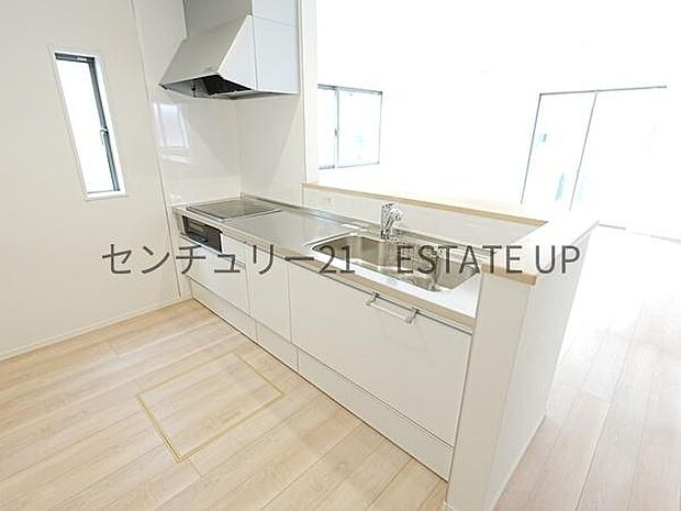 【キッチン】解放感に優れているキッチン