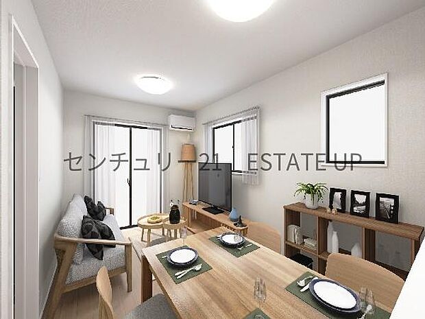 リビング　完成予想図です。