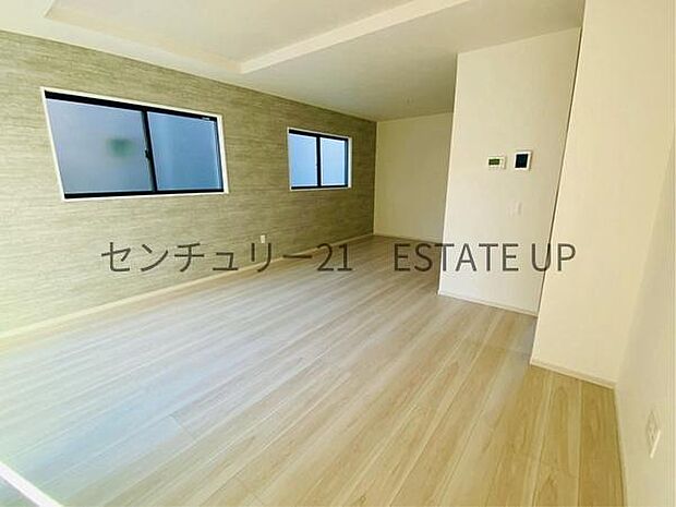 【リビング】お好きなインテリアなどを飾って、ご家族で安らげる癒しの空間をお作りいただけます。