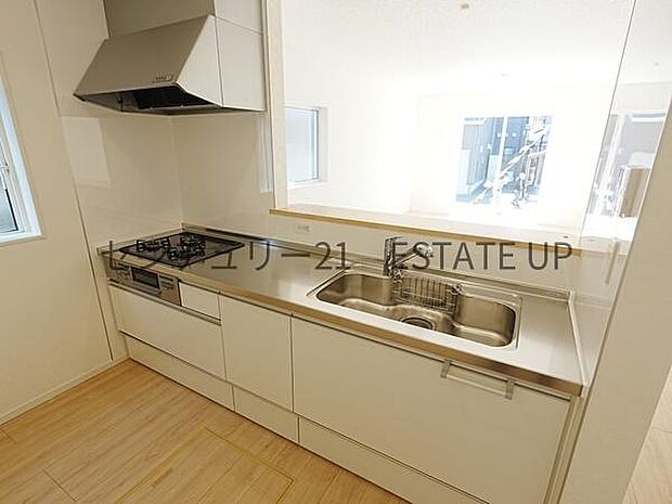 【キッチン】解放感に優れているキッチン