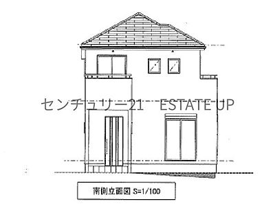 外観：【完成前外観】