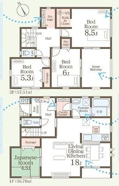 間取りを拡大表示