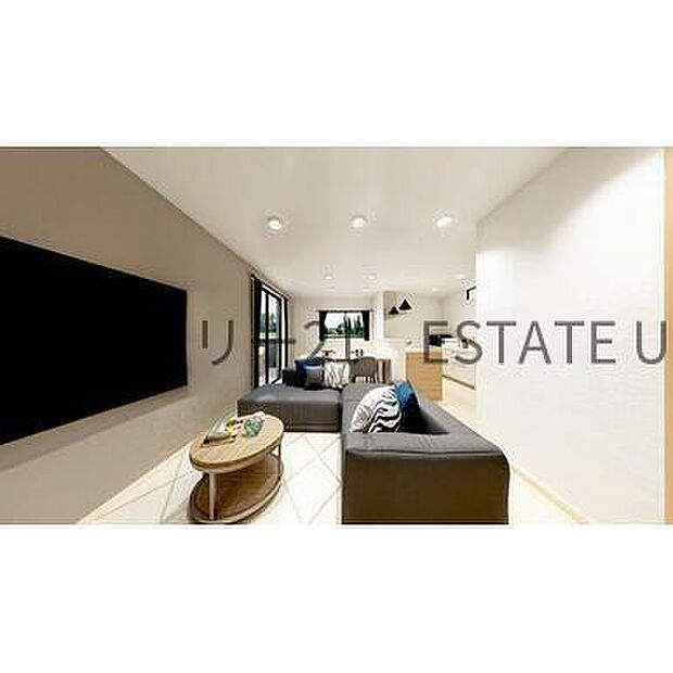 【リビング】心地いい光が差し込みます。過ごしやすいリビングで家族が快適な日々が送れます。