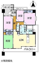 クイーンズタウン今泉 4LDKの間取図画像