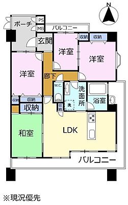 間取り クイーンズタウン今泉 5階/-