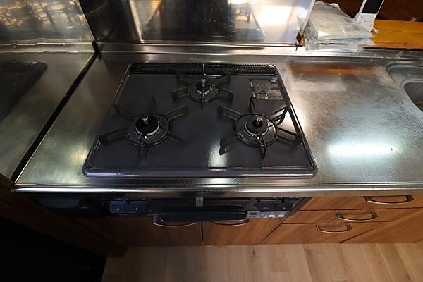 3口コンロでお料理も快適に♪