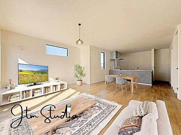 大切な家族が集まるからこそLDKにはこだわりたい!家具のレイアウトも新生活スタートの楽しみの一つですね♪※家具はCGになります。