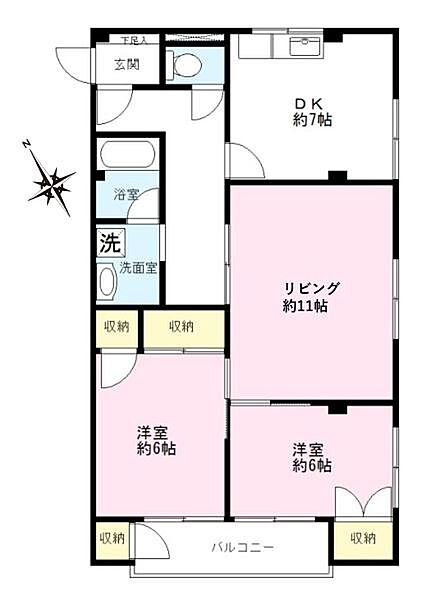 間取りを拡大表示
