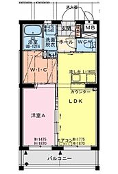 BIJL（ベイル） 1階1LDKの間取り