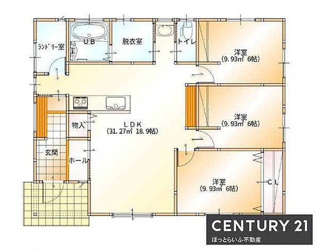 使いやすい間取りが魅力です
