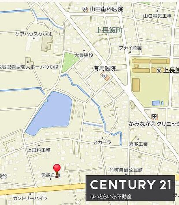 周辺には医療機関やクリニックが点在しており生活利便性が見込まれます。地図で周辺環境が把握しやすい位置に表示されています。自然が感じられる池も近隣にあります。