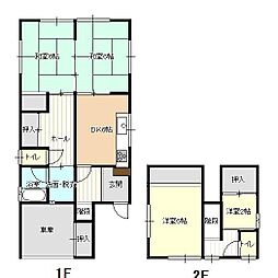 利便性がいい中町に中古住宅がでました 4DKの間取り