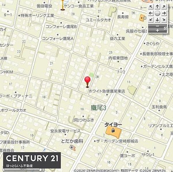 地図を拡大表示