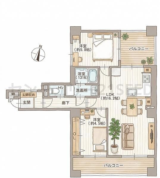 間取り：323000477054