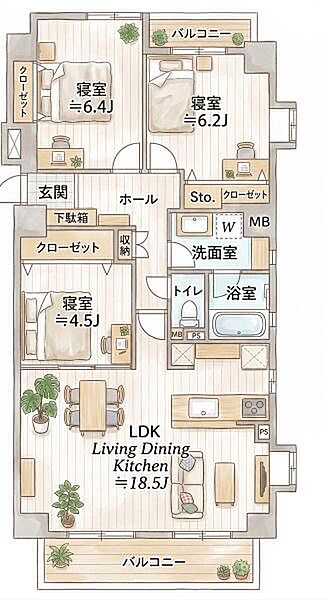 間取り：323000486906