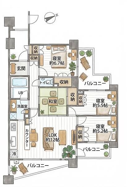 間取り：323000491589