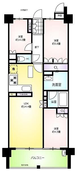 間取り：323000469663