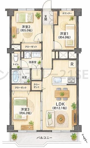 間取り：323000532512