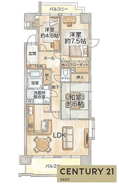 間取り：323000547271