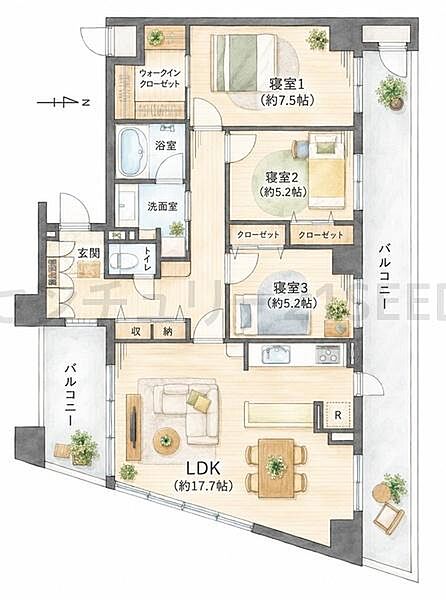 間取り：323000553453