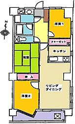 間取図画像 3LDK