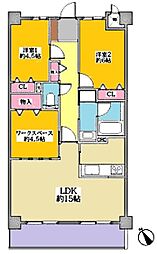 間取図画像 3LDK
