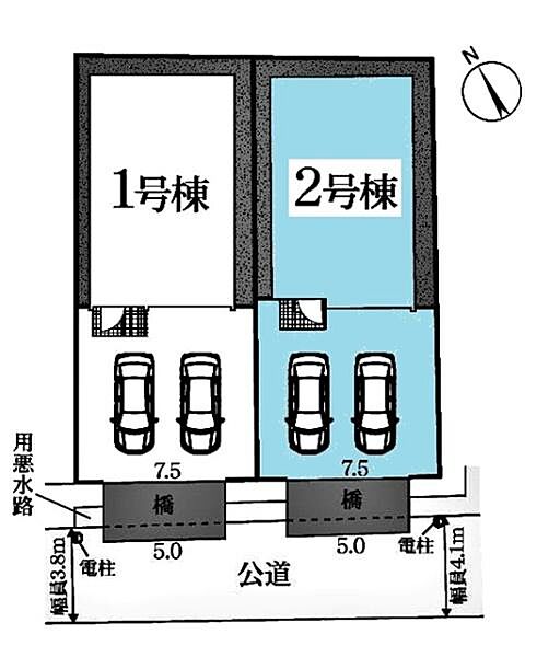 敷地面積：128.78平米　お車2台駐車可能(車種による)ぜひ現地にて、実際の建物・環境・街並み・日当たりなどなどご確認ください！